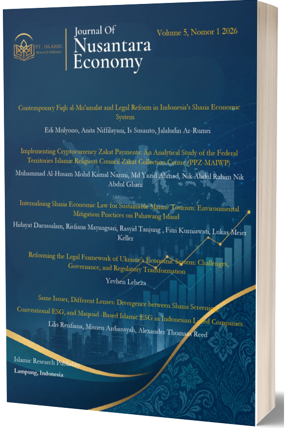 					View Vol. 5 No. 1 (2026): Journal Of Nusantara Economy
				
